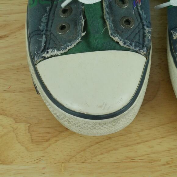 Ed Hardy Women's Size 10 Sneakers Slip On Low Rise Y2K Skull Tiger Graphic - Picture 4 of 16